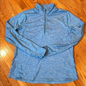 Nike Running Dri-FIT Blue Quarter Zip